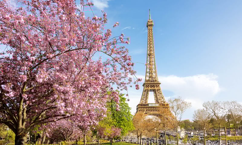 Begin your adventure in Paris, France.