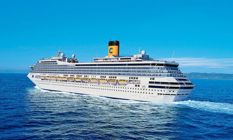 Sail aboard the Costa Fortuna.