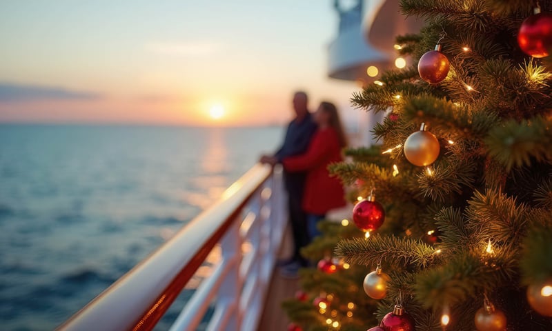Delight in gingerbread dreams and sparkling festivities with a memorable Christmas Day at sea.