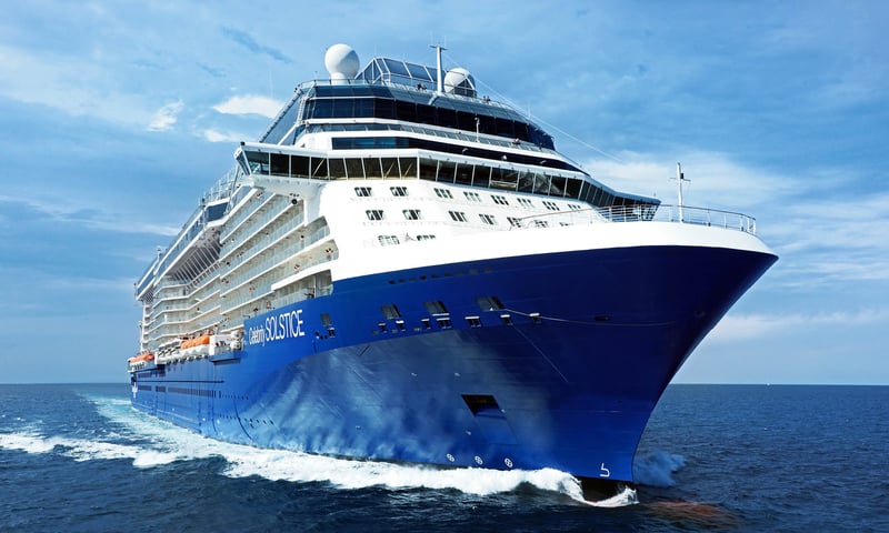 Enjoy a 16-night cruise aboard ‘Celebrity Solstice’.