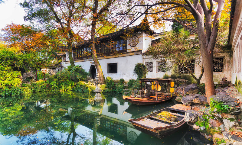 Suzhou is famed for its network of ancient canals.