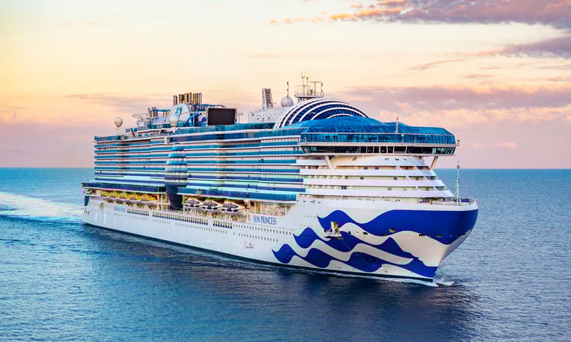 Set sail on Princess Cruises' Sun Princess ship.