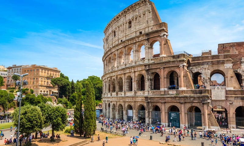 There's nothing like seeing the Colosseum in person when visiting Rome, Italy (entry included).