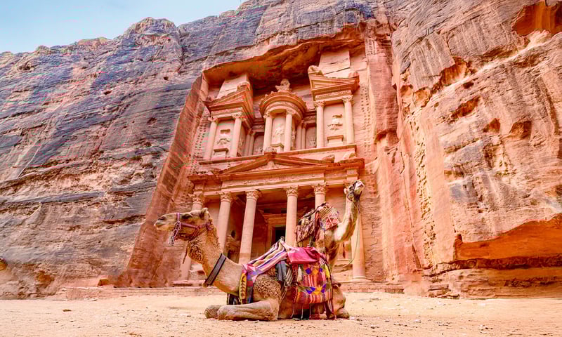 From the ancient Treasury at Petra to Roman ruins, uncover amazing Jordan on this tour.