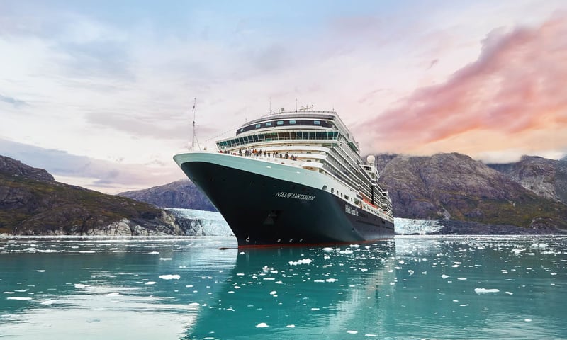 Cruise in ultimate comfort as you get up close to glaciers and Alaska's impressive coastal vistas.