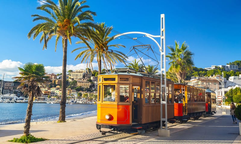 Explore the amazing beaches around Palma de Mallorca, Spain.