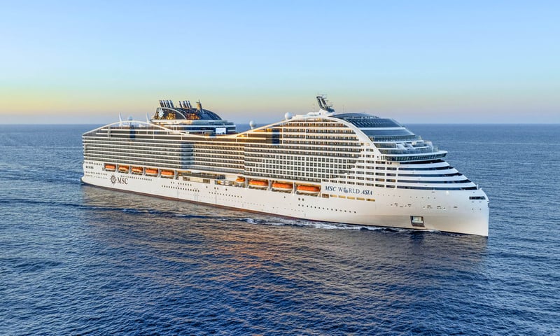 Embark on a 7-night MSC Mediterranean cruise aboard the brand new MSC World Asia. (Itinerary 1 & 2)