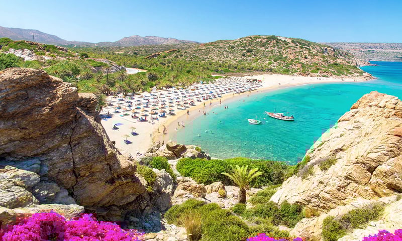 Sail the Ionian Sea to the Greek island of Crete, home of the mythical Minotaur's labyrinth.