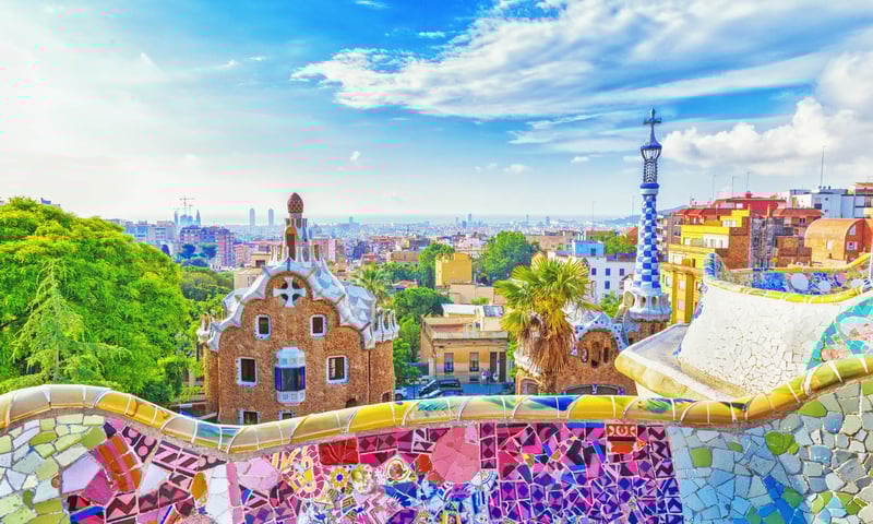 Get acquainted with Barcelona's landmarks during leisure time in that Spanish city.