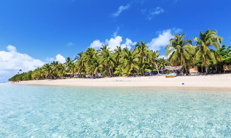 Dravuni Island is a small beach paradise in Fiji.