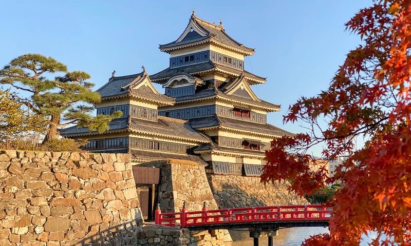 Step back in time at the elegantly black Matsumoto Castle.