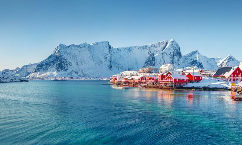 Tour the Lofoten Islands, a dramatic archipelago in Northern Norway.