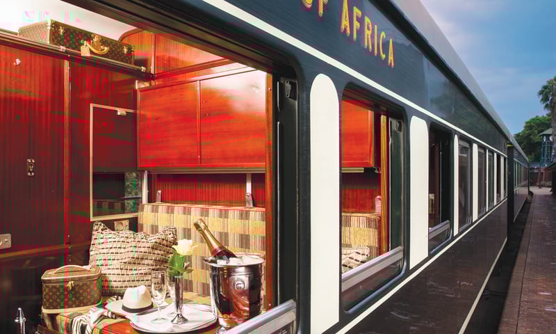Travel on an all-inclusive 3-night Rovos Rail journey aboard Pride of Africa.