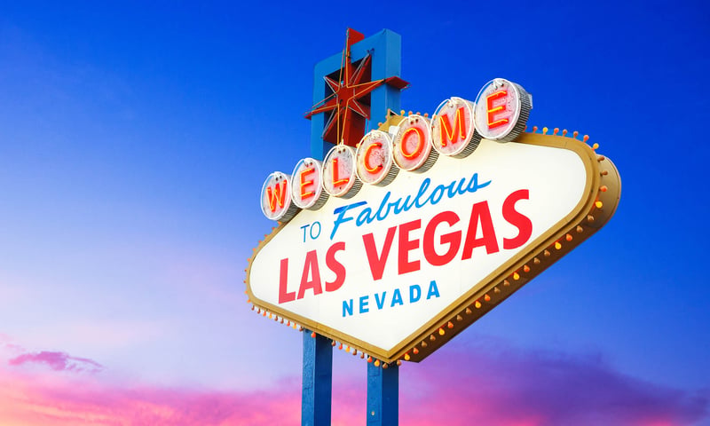 The iconic sign in Las Vegas, Nevada.