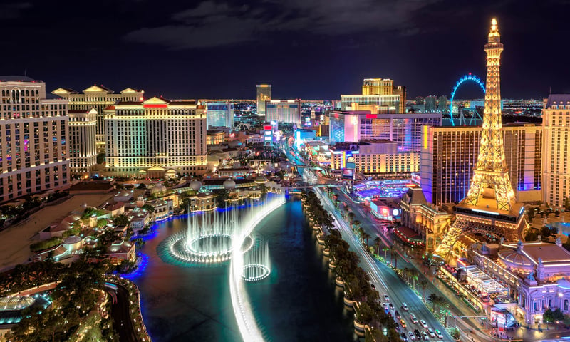 Las Vegas is known for its nightlife, casinos and bars.