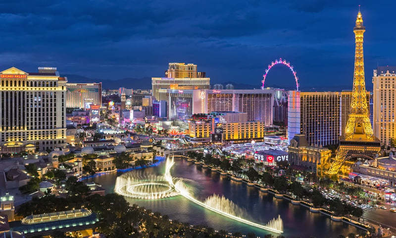Experience the captivating landscapes of Las Vegas, Nevada.