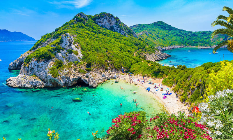 Enjoy Corfu's brilliant blue waters or explore its historic Old Town.