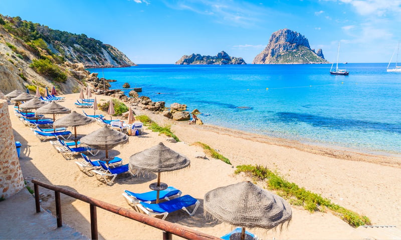 Relax in the beautiful island of Ibiza, Spain.