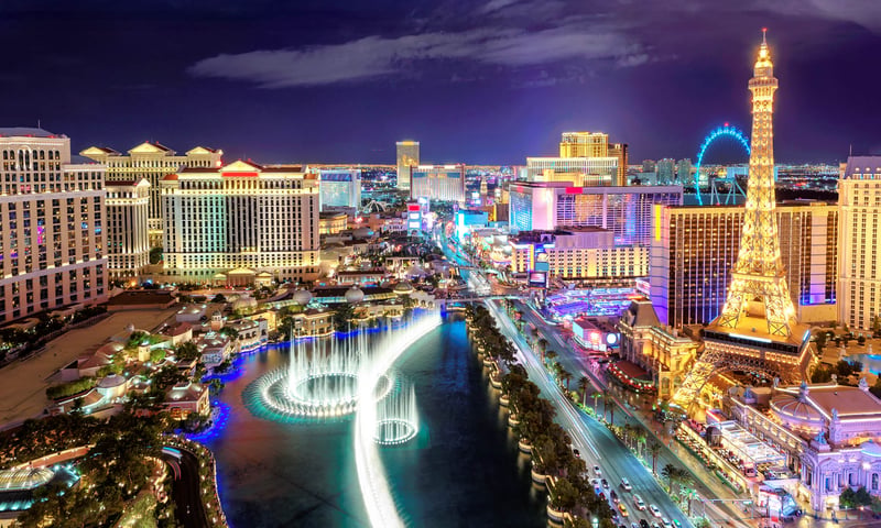 Las Vegas is known for its nightlife, casinos and bars.