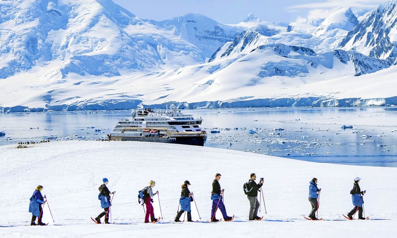 Led by expedition guides, you’ll venture step ashore for up close wildlife encounters.