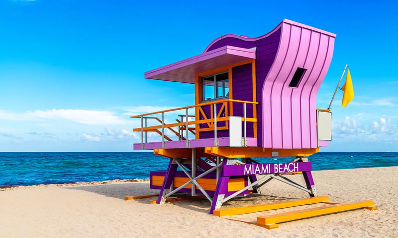 Soak up the sun on Miami's beaches before cruising to the Caribbean and beyond.
