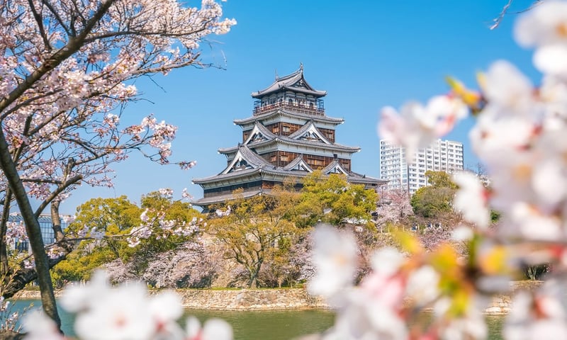 Admire Hiroshima's serene beauty and historic importance.