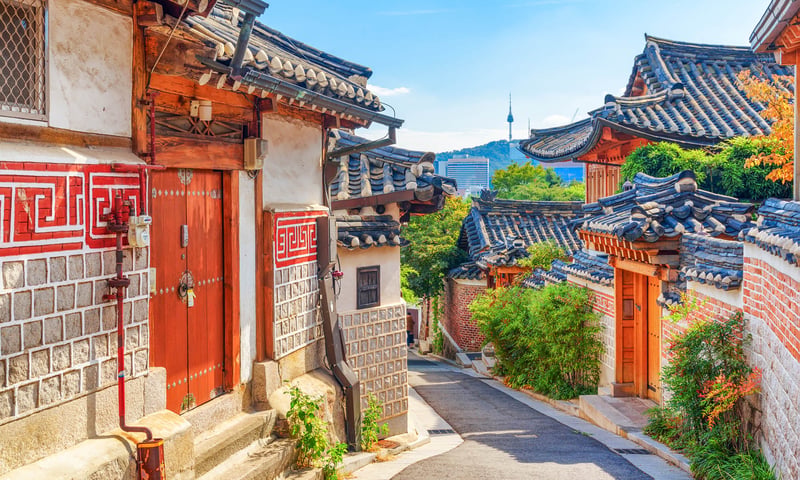 Seoul's Bukchon Hanok Village.