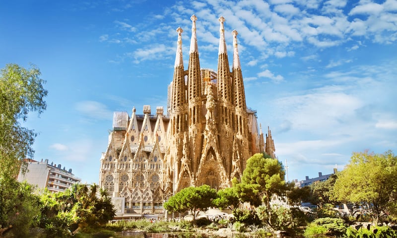 Park Guell is one of the most beautiful parks in Barcelona.