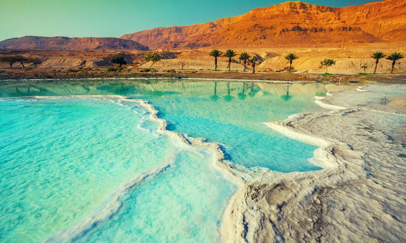 Unwind with a day at leisure at the hyper-saline Dead Sea.