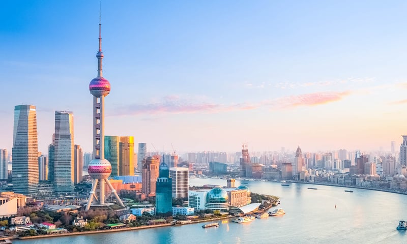 See the futuristic icons of Shanghai, China.