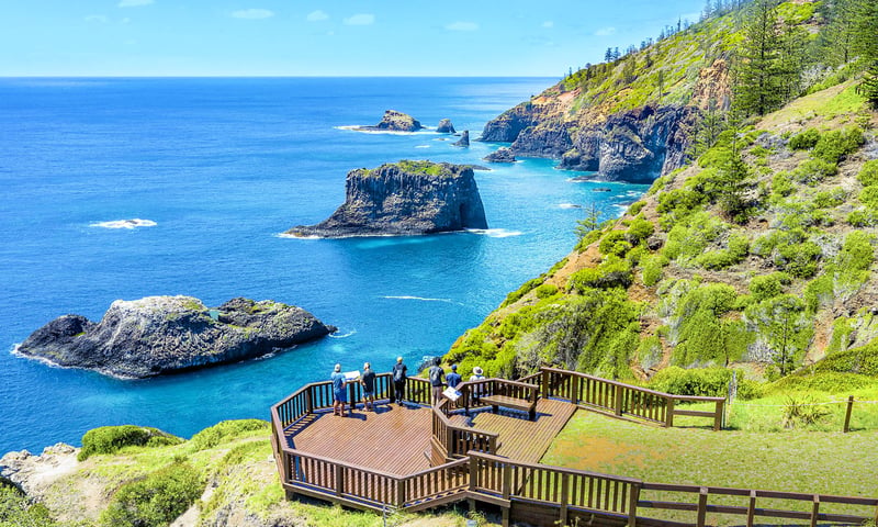 Captain Cook lookout, Norfolk Island.