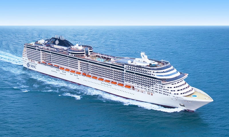 Sail aboard the magnificent MSC Preziosa.