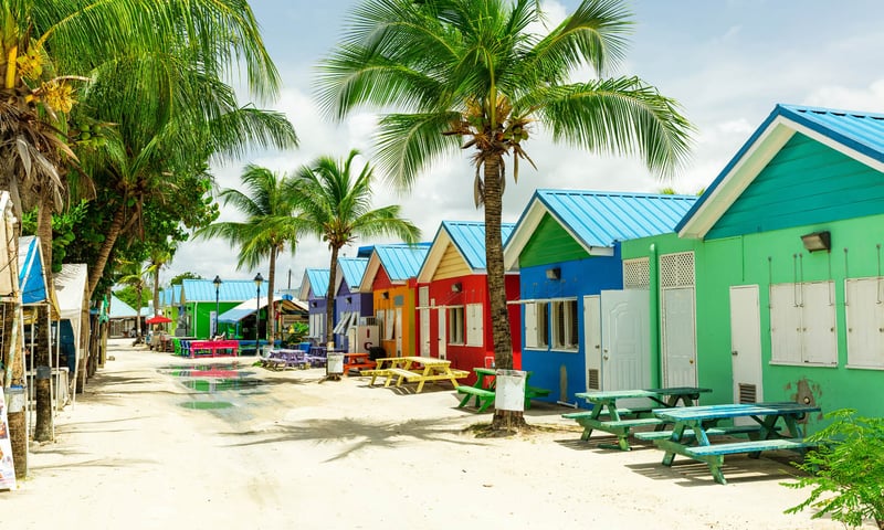 Relax in tropical Bridgetown, Barbados.