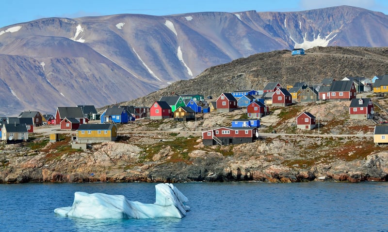 Ittoqqortoormiit, Greenland was originally settled over 4,000 years ago (itin 2 & 3)