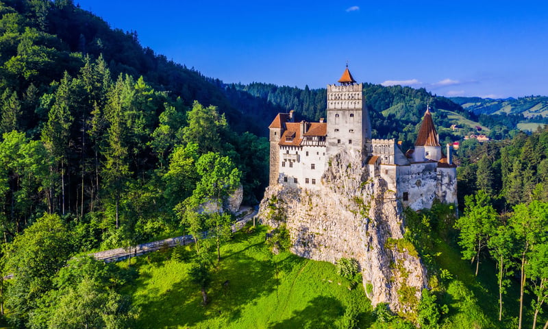 Explore the stunning Bran Castle in Romania.