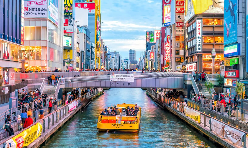 Experience Osaka while on your cruise, with time to explore during an overnight stay.