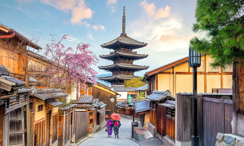 Kyoto is Japan's ancient capital.