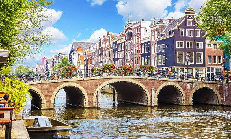 Discover the colourful city of Amsterdam.