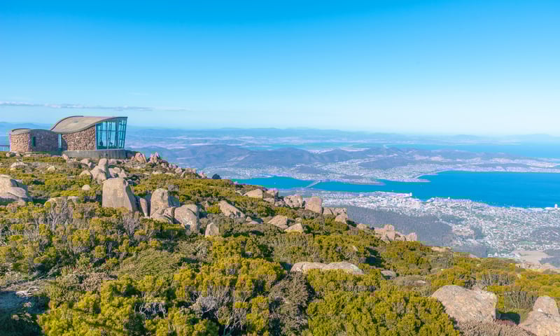 Head up Mount Wellington with free time in Hobart, Australia.