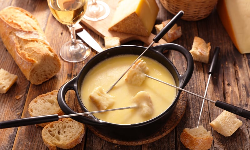 Treat yourself to fondue with leisure time in Zurich, Switzerland.