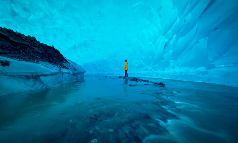 Make your own way to Mendenhall Glacier with leisure time in Juneau, Alaska.