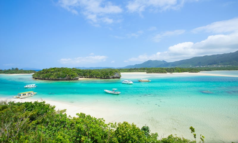 Escape to Ishigaki Island, Japan.