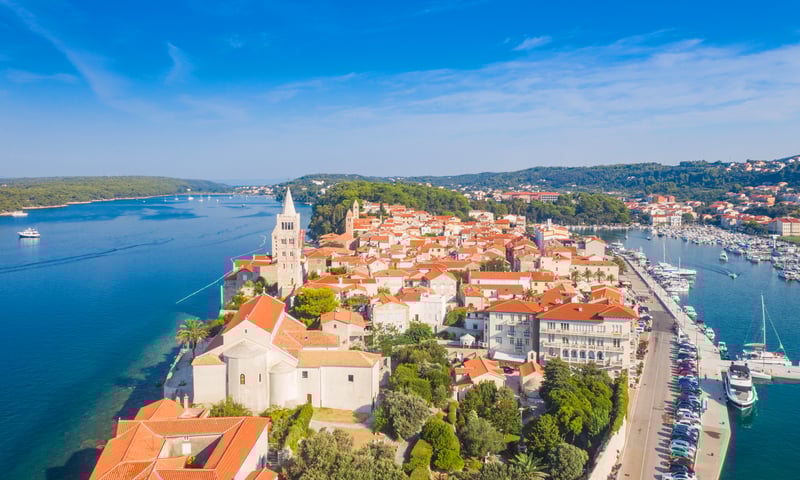 Be led on a walking tour through Rab, Croatia (Itinerary 2).