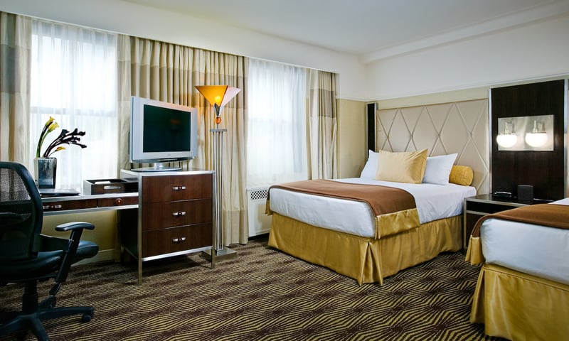 Unwind in a Metro Double Room at New Yorker by Lotte Hotels, Manhattan.