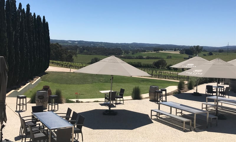 Ride to The Lane Vineyard for a picnic lunch from October to April, Hahndorf, SA.