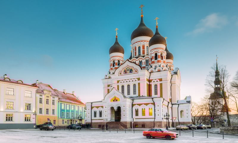 The Alexander Nevsky Cathedral of Tallinn is an Eastern Orthodox cathedral in the Estonian capital.