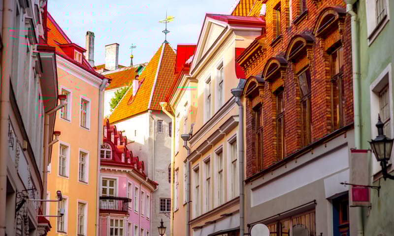 Wander the Old Town in Tallinn, Estonia.
