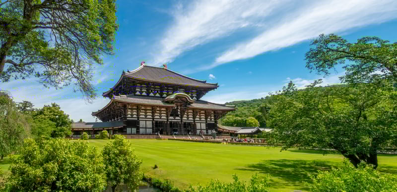 Stand in awe of Todaiji Temple in Nara, Japan.
