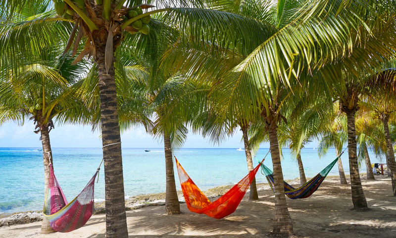 Relax in sunny Cozumel, Mexico