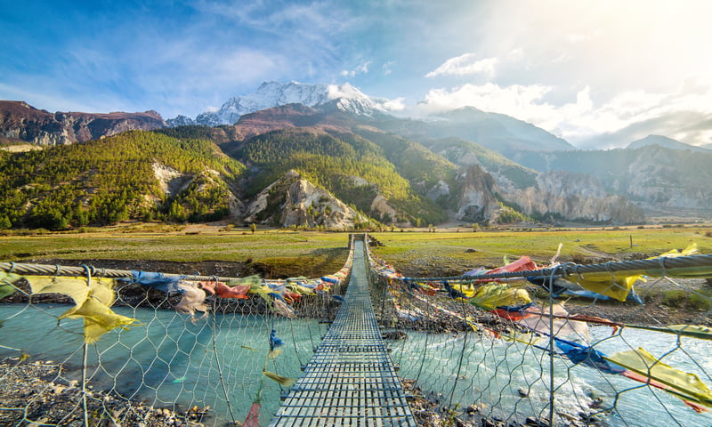 Journey to Nayapul and begin a 4-day trek through the stunning Himalayan foothills.